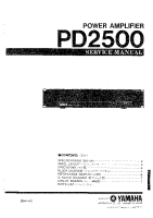 Yamaha PD-2500 - Service Manual 
